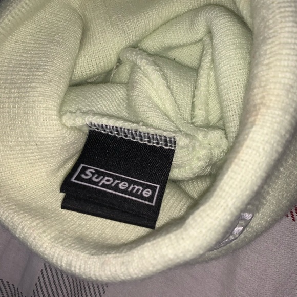 Supreme bogo beanie pale lime - Picture 5 of 5